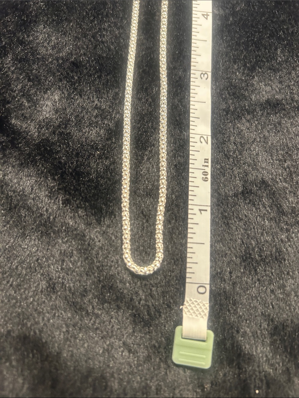 Sterling Silver Rope Chain Necklace - Picture 3 of 5